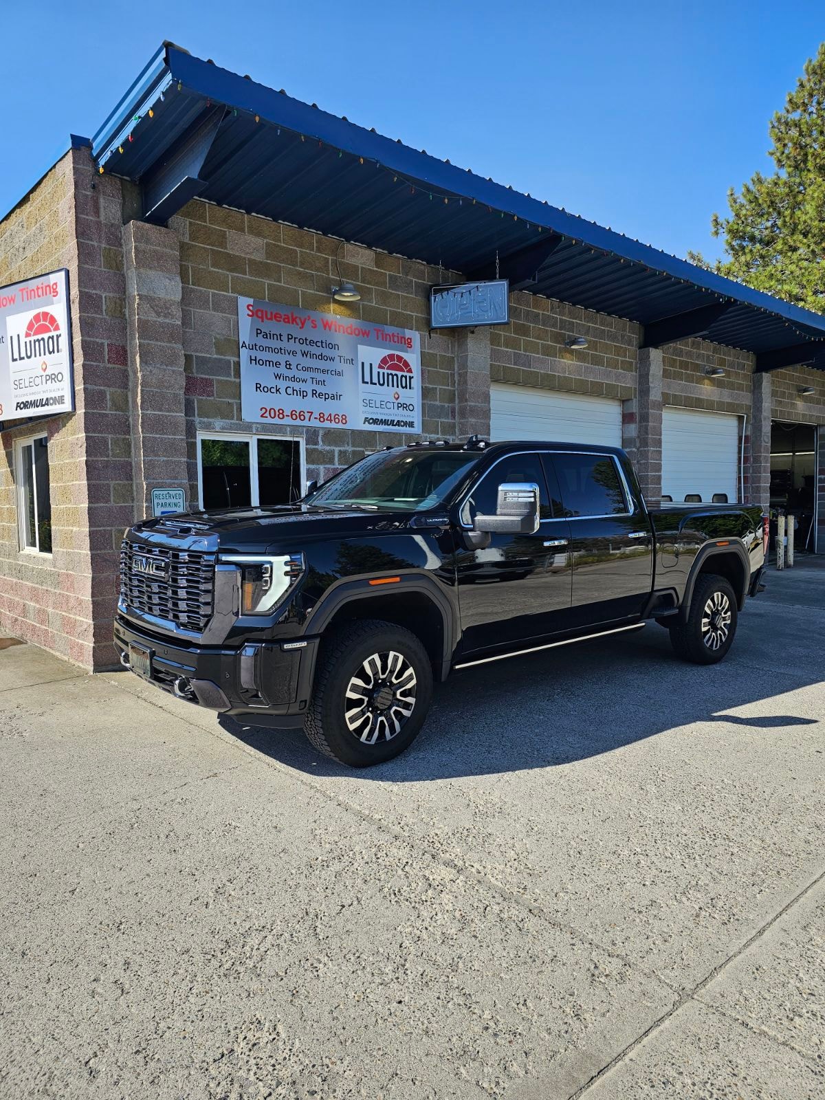 Truck automotive tinting project