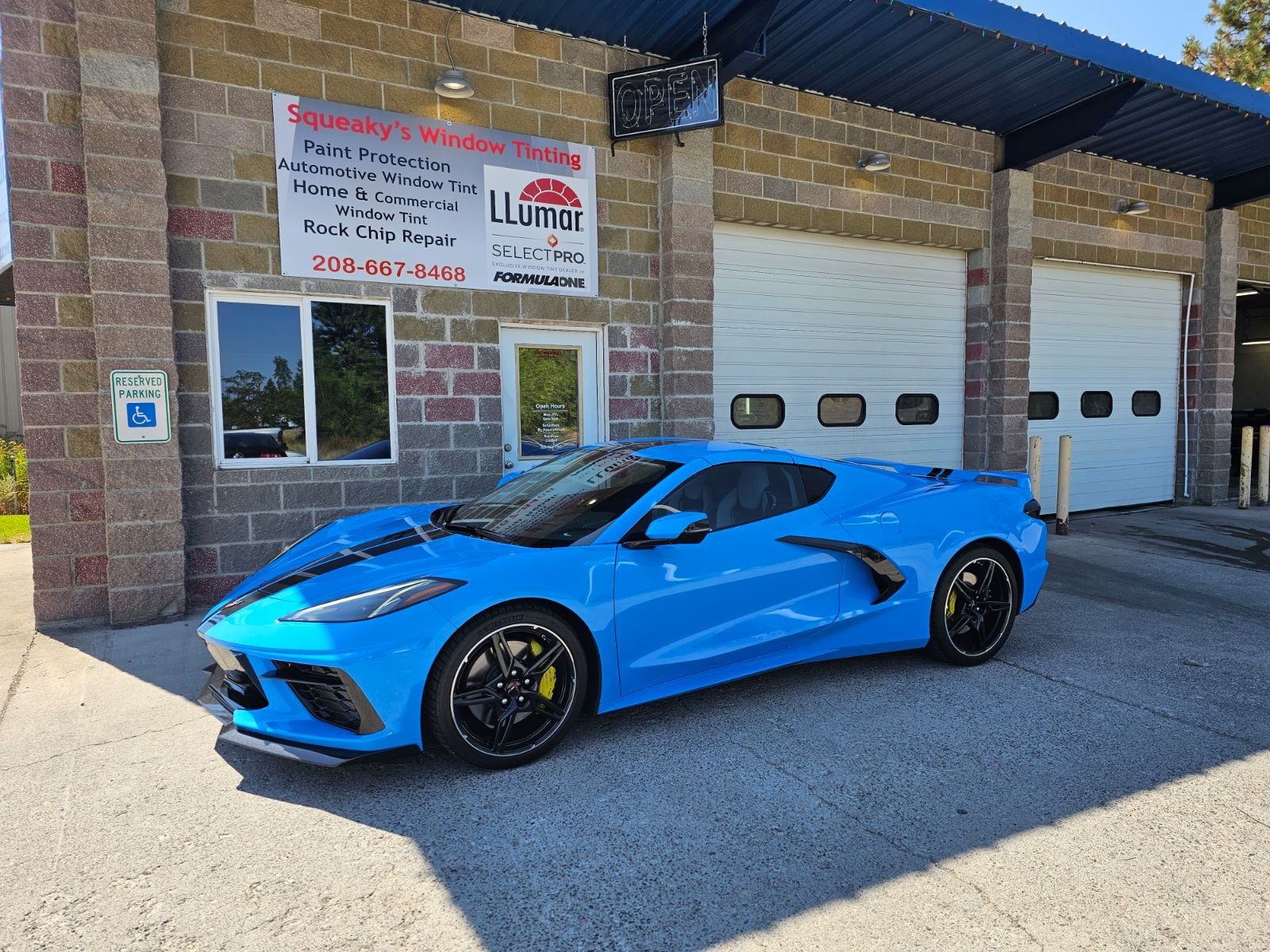 Exotic automotive tinting project
