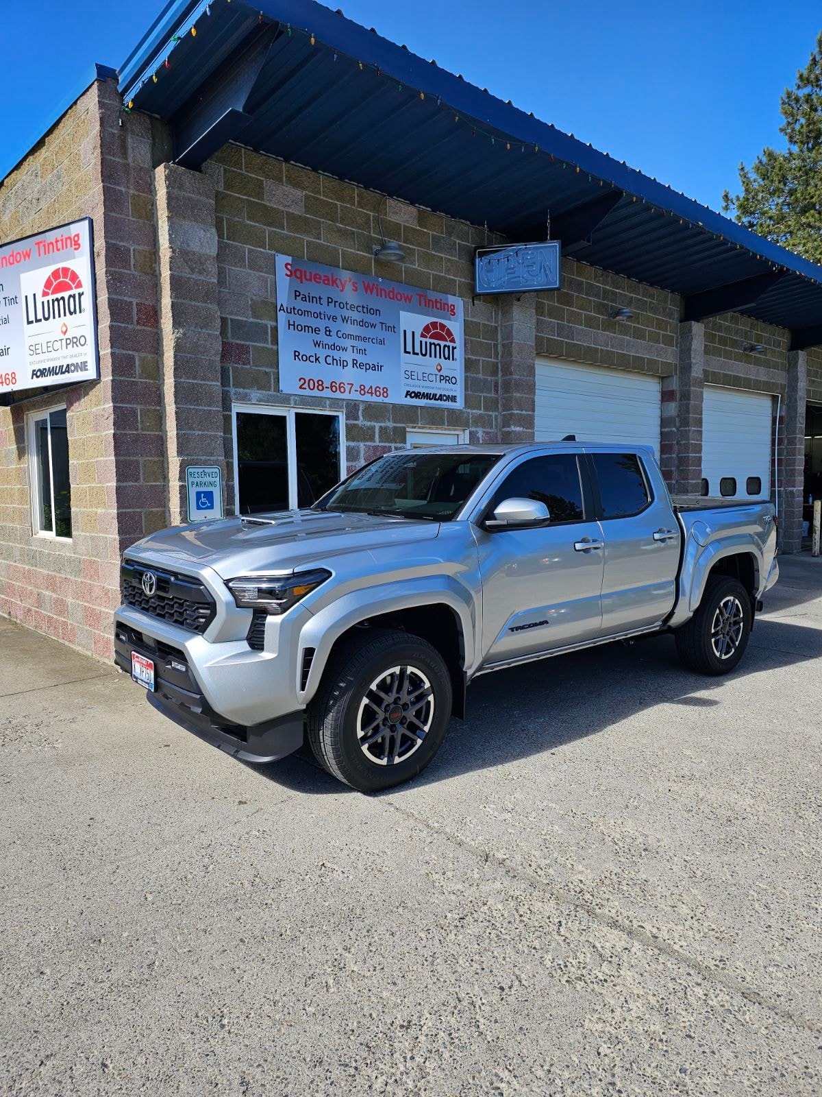Truck automotive tinting project
