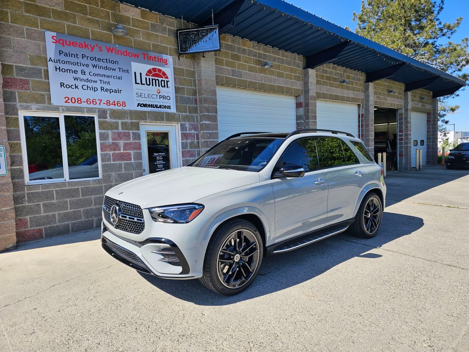 Custom paint protection film coverage on vehicle